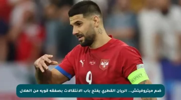 ضم ميتروفيتش.. الريان القطري يفتح باب الانتقالات بصفقة قوية من الهلال